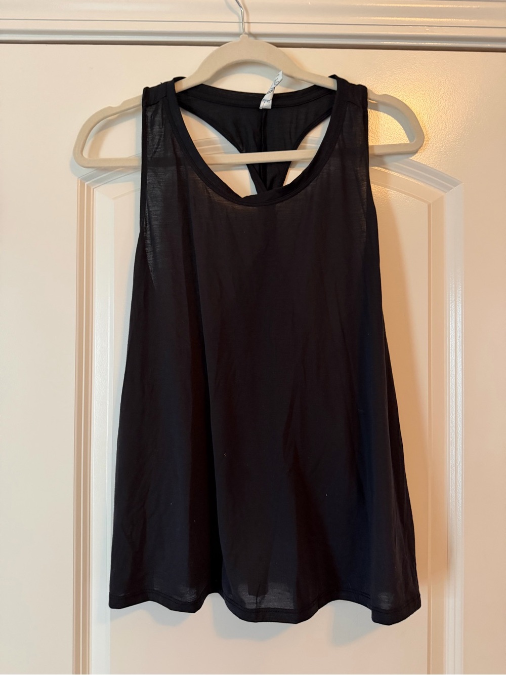 All in Motion Black Twist tank